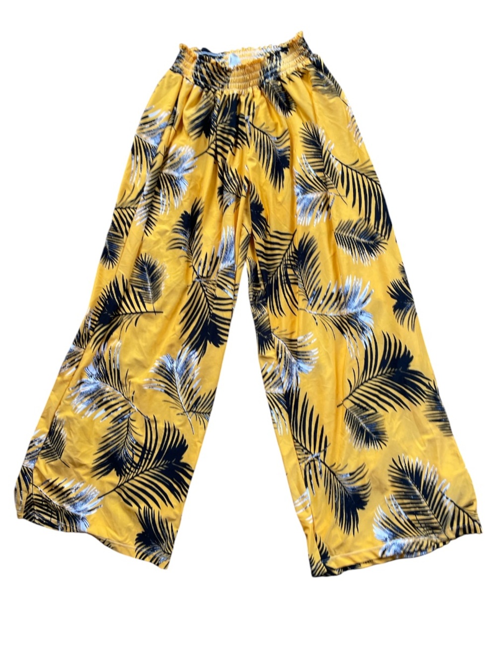 West Loop Wide-Leg Palazzo Pants – Tropical Print medium beach wear cover up